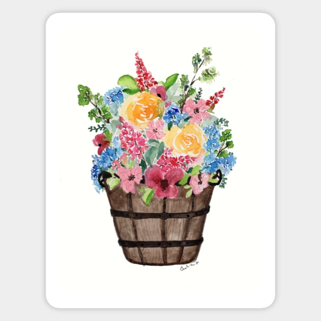 Barrel of Flowers Sticker by sixhours